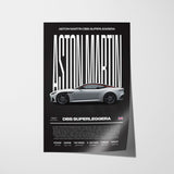 Aston Martin DBS Superleggera Poster