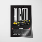 Bugatti Bolide Poster