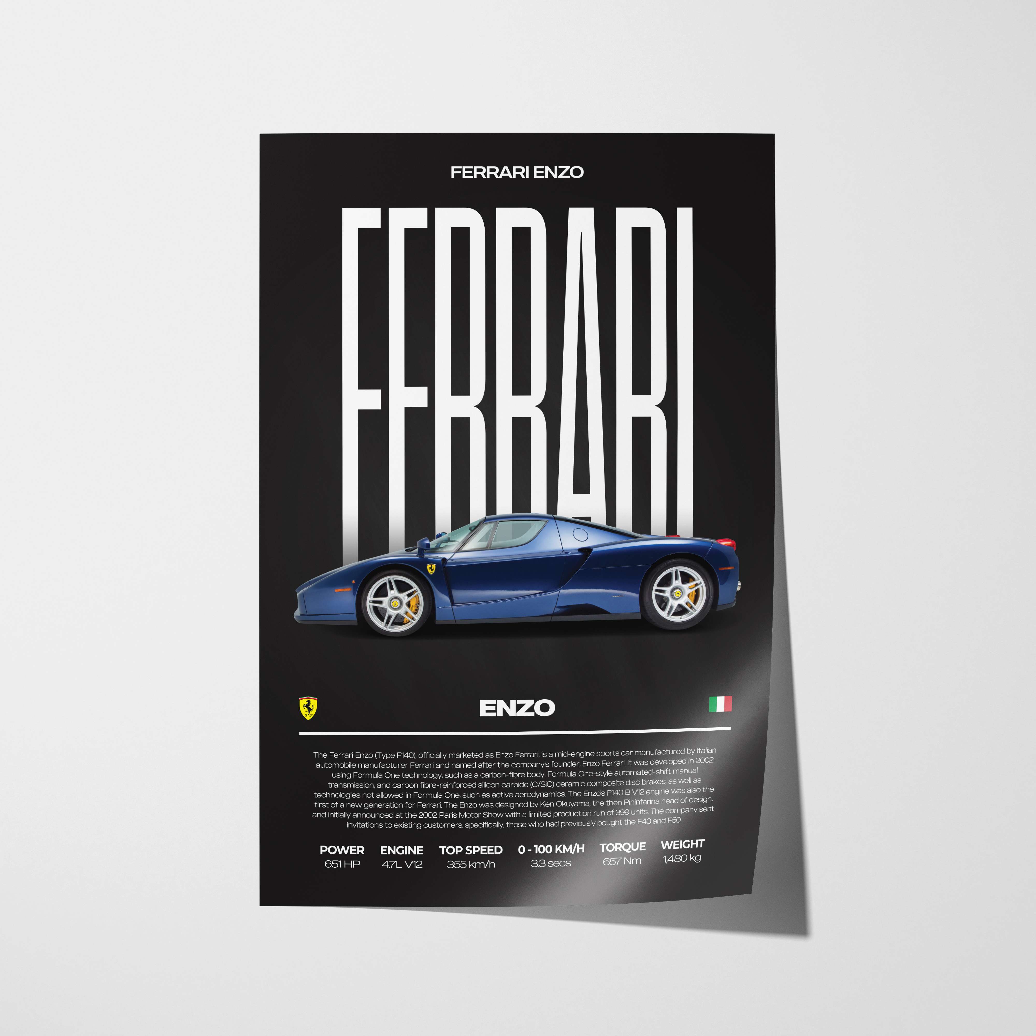 Ferrari Enzo Poster