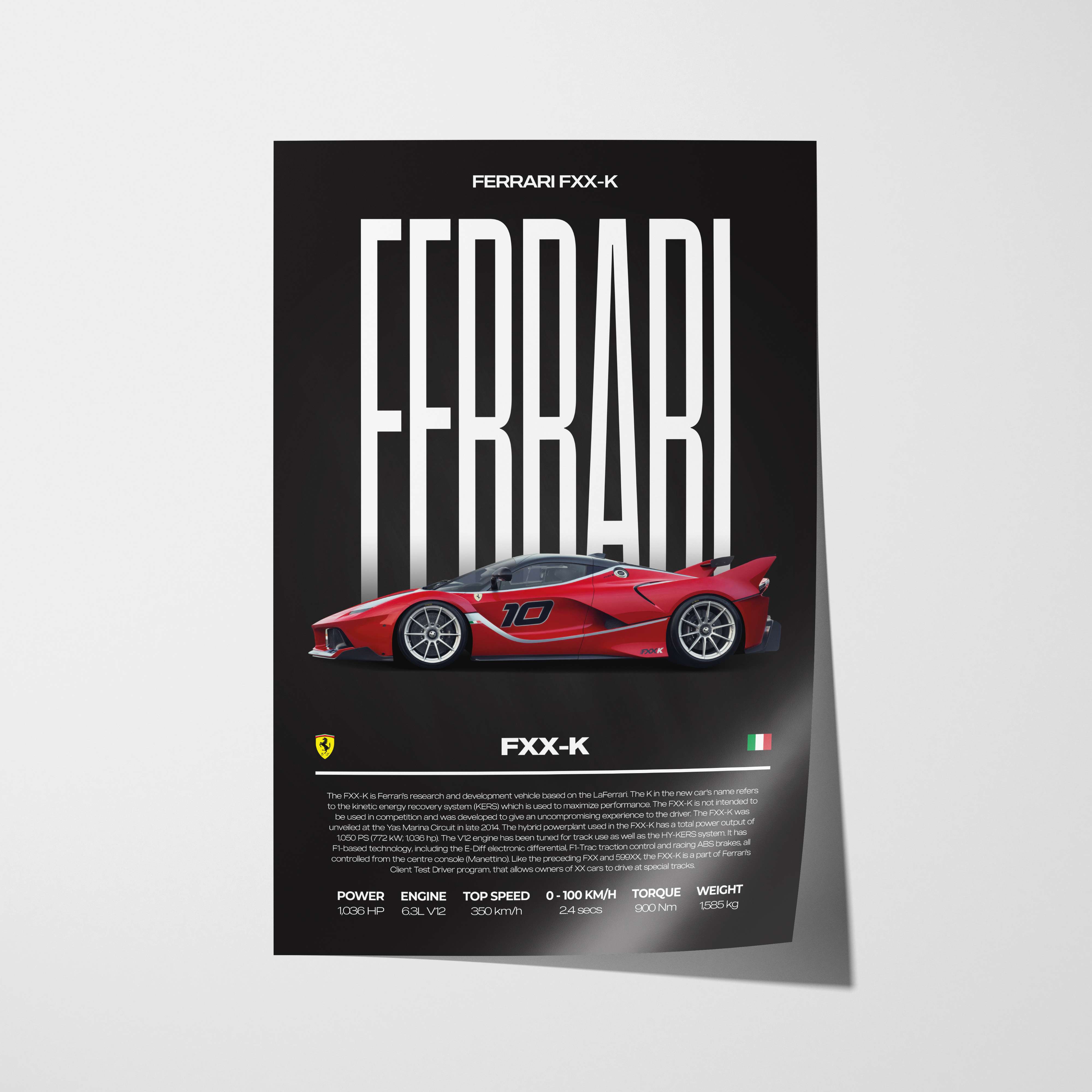 Ferrari FXX-K Poster