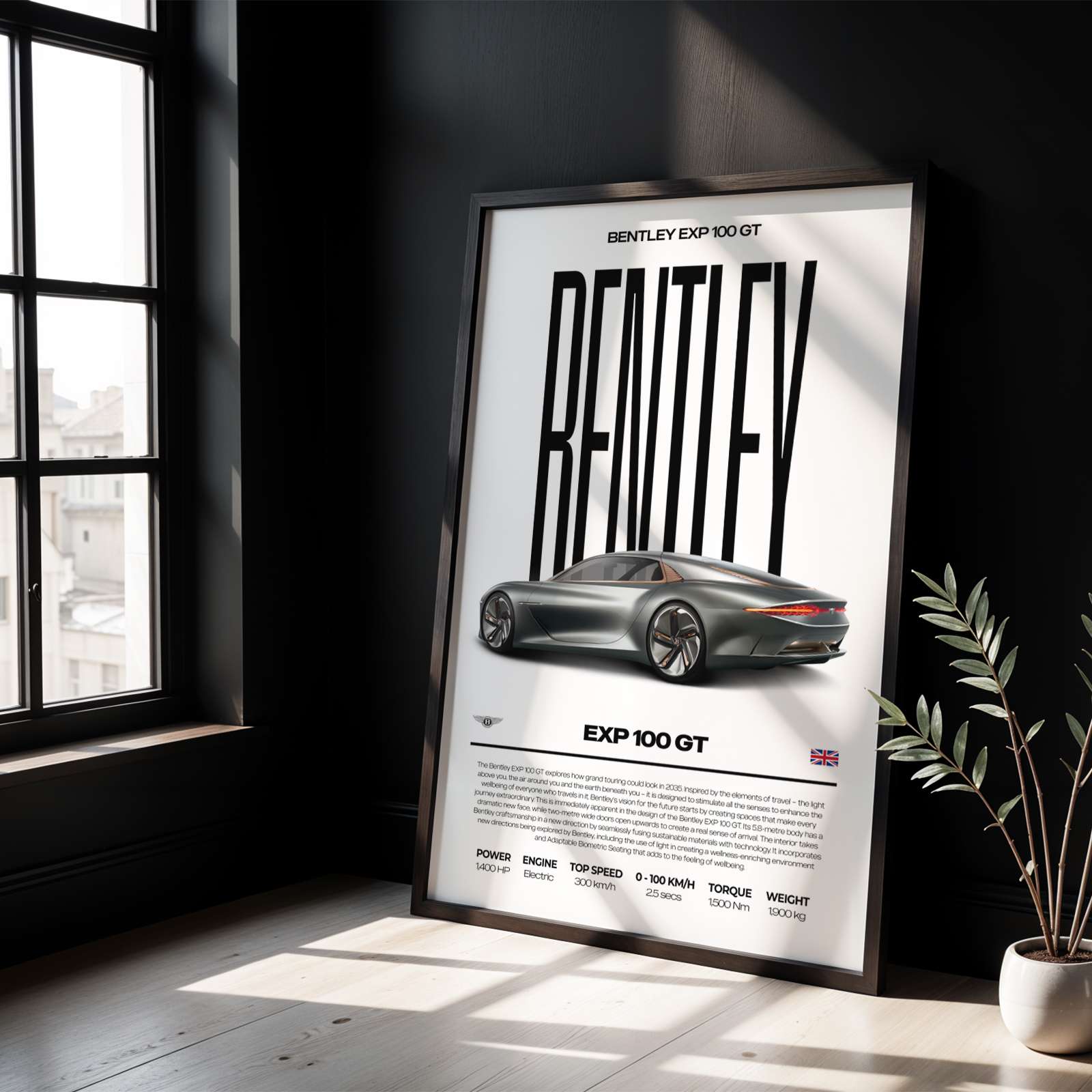 Bentley EXP 100 GT Poster