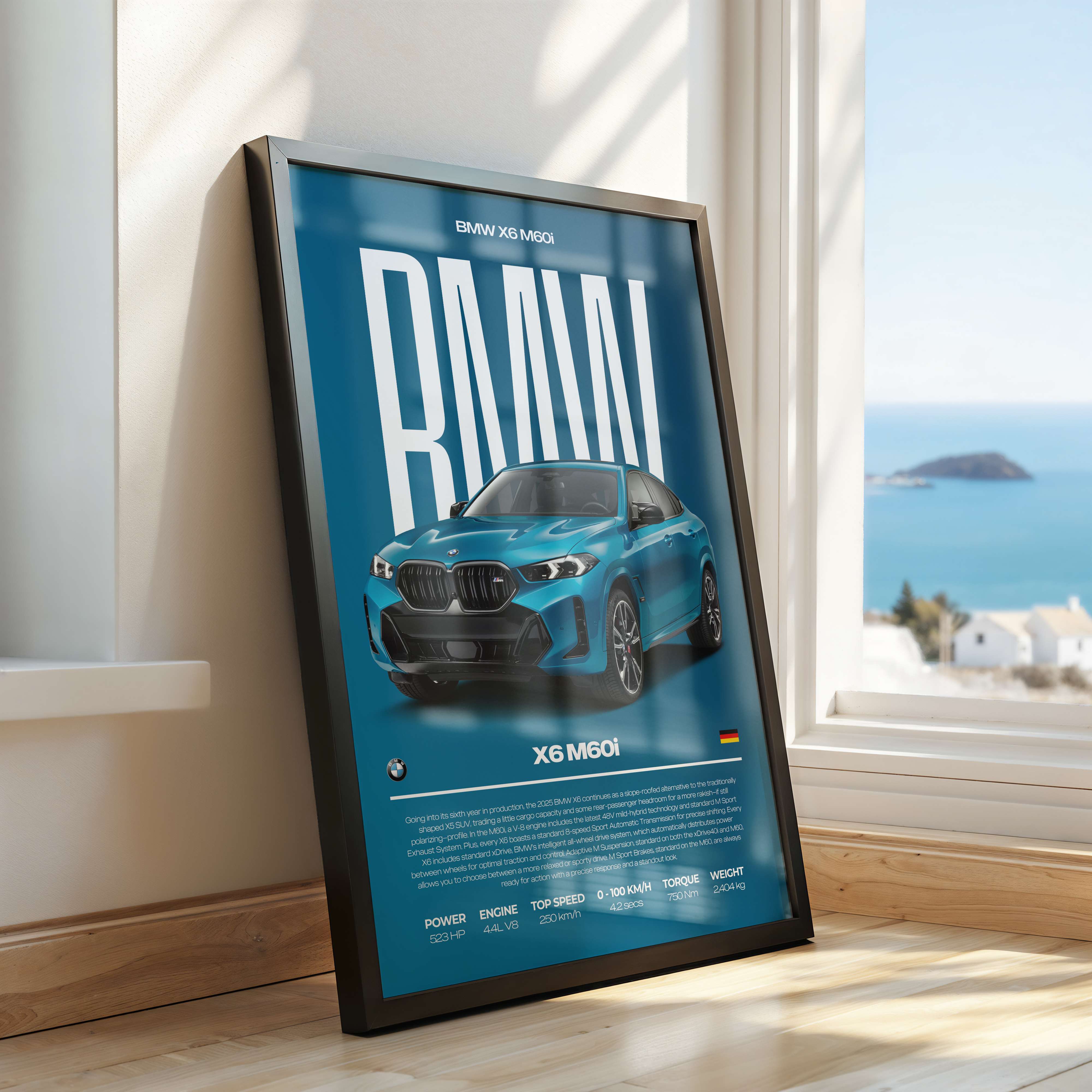 BMW X6 M60i Poster