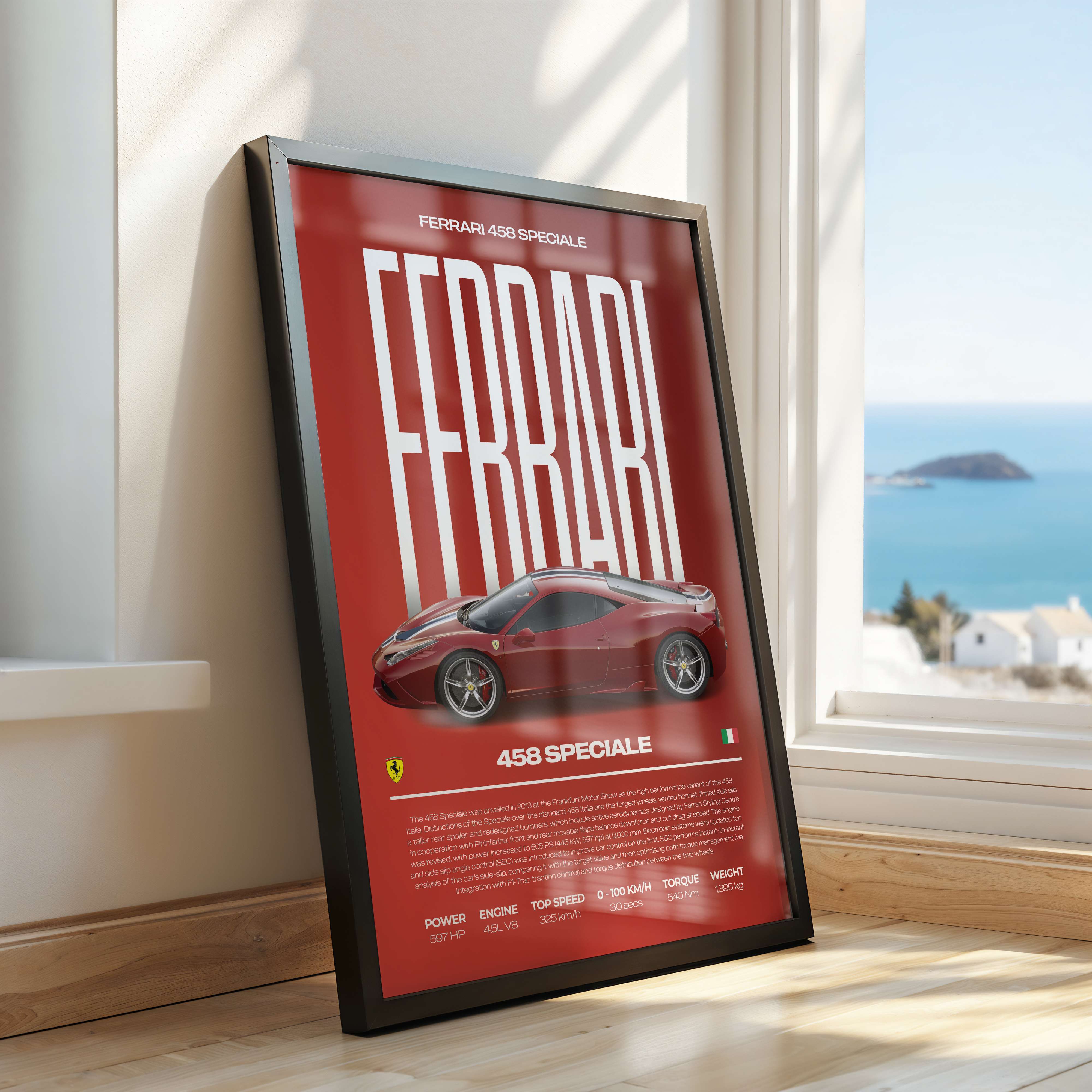 Ferrari 458 Speciale Poster