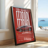 Ferrari 458 Speciale Poster