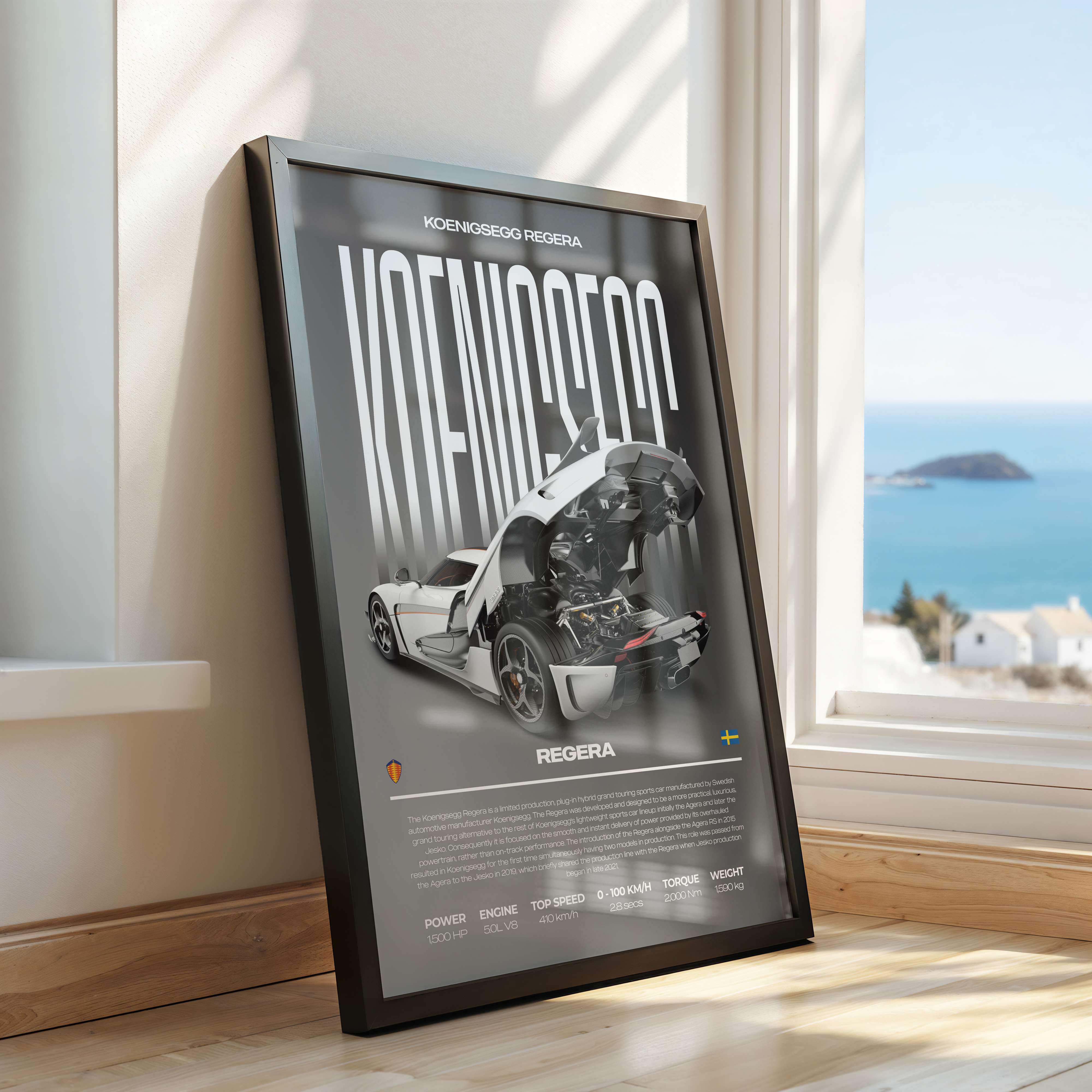 Koenigsegg Regera Poster