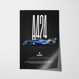 A424 Car Poster