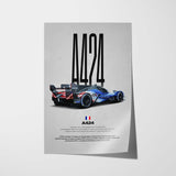 A424 Car Poster