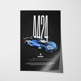 A424 Car Poster