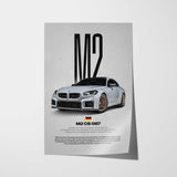 M2 CS G87 Car Poster