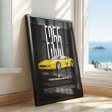 F355 Berlinetta Car Poster