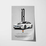 I8 Car Poster