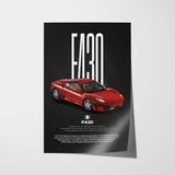 F430 Car Poster