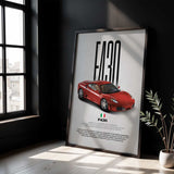 F430 Car Poster