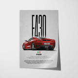 F430 Car Poster
