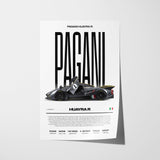 Pagani Huayra R Poster