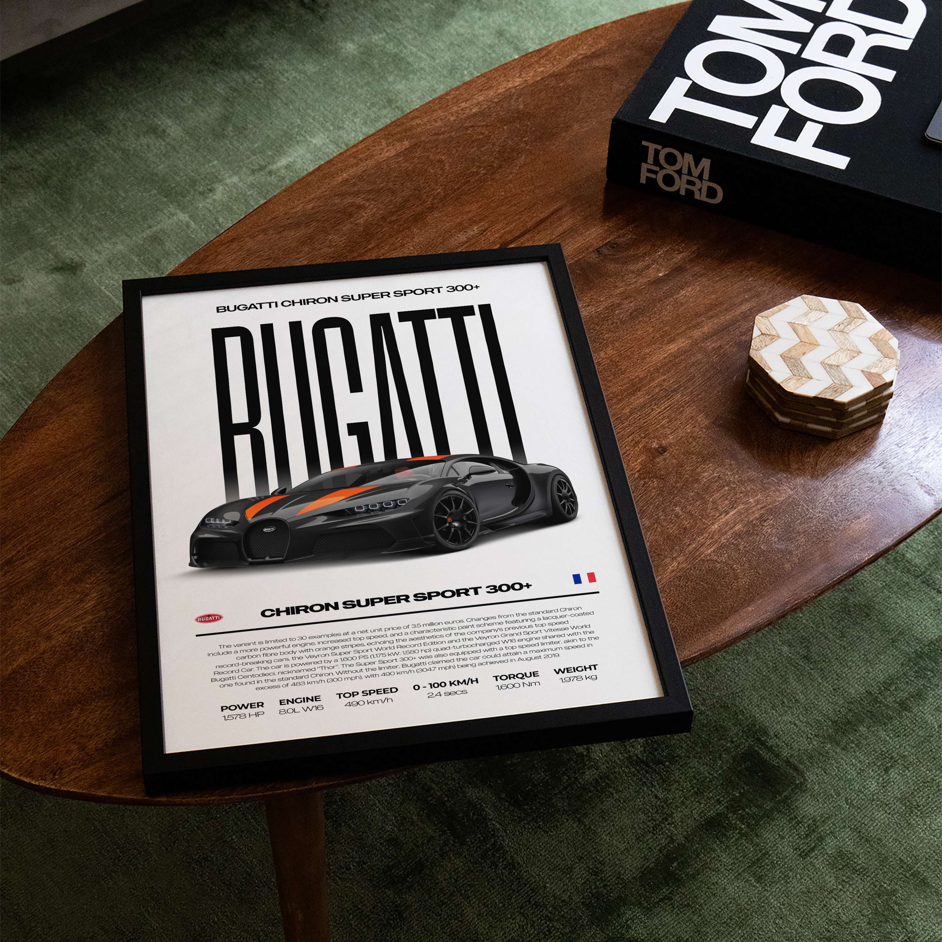 Bugatti Chiron Super Sport 300+ Poster