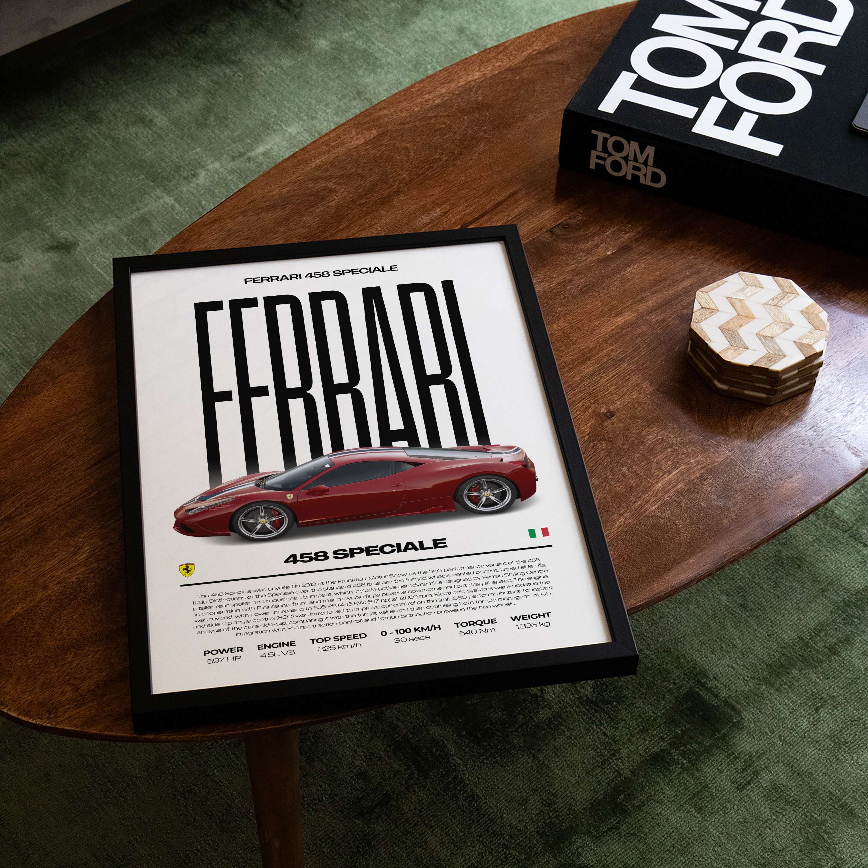 Ferrari 458 Speciale Poster