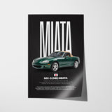 MX-5 (NB) Miata Car Poster