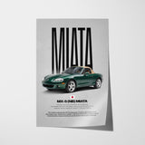 MX-5 (NB) Miata Car Poster