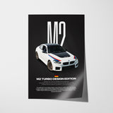 M2 Turbo Design Edition Car Poster