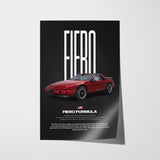 Fiero Formula Car Poster