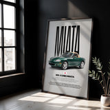 MX-5 (NB) Miata Car Poster