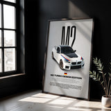 M2 Turbo Design Edition Car Poster