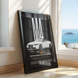 M4 Competition Convertible Car Poster
