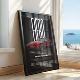 Fiero Formula Car Poster