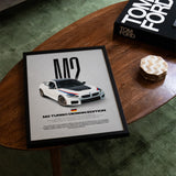 M2 Turbo Design Edition Car Poster