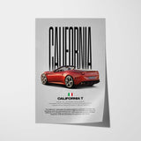 California T Car Poster
