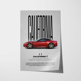 California T Car Poster