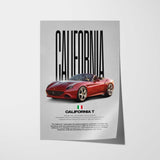 California T Car Poster