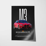 M3 CS Handschalter Car Poster
