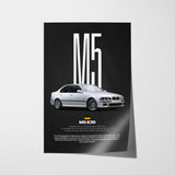 M5 E39 Car Poster