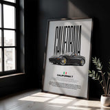 California T Car Poster