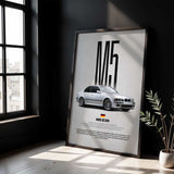 M5 E39 Car Poster
