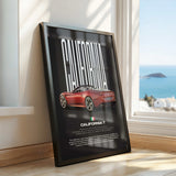 California T Car Poster