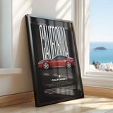 California T Car Poster