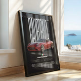 California T Car Poster