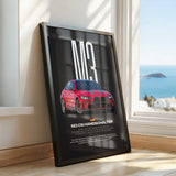 M3 CS Handschalter Car Poster