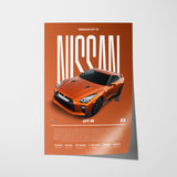 Nissan GT-R Poster