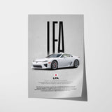 LFA Car Poster