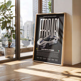 Ferrari 488 Pista Spider Poster