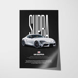 GR Supra Car Poster