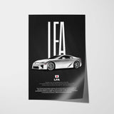LFA Car Poster