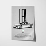 LFA Car Poster