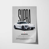 GR Supra Car Poster
