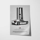 LFA Car Poster