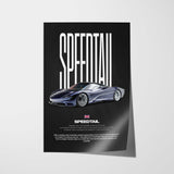 Speedtail Car Poster